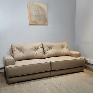 Sofá Estambul base dividida tapiz Kenia Beige  - ENTREGA INMEDIATA