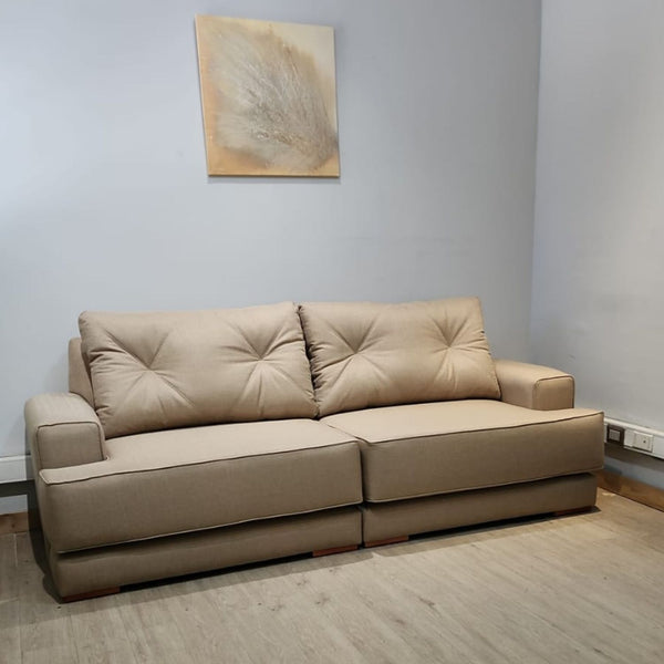 Sofá Estambul base dividida tapiz Kenia Beige  - ENTREGA INMEDIATA