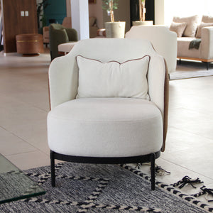 Poltrona Dubai Base Metálica - Tela tradicional