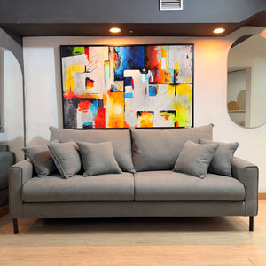 Sofá Milán Cartier Gris - ENTREGA INMEDIATA