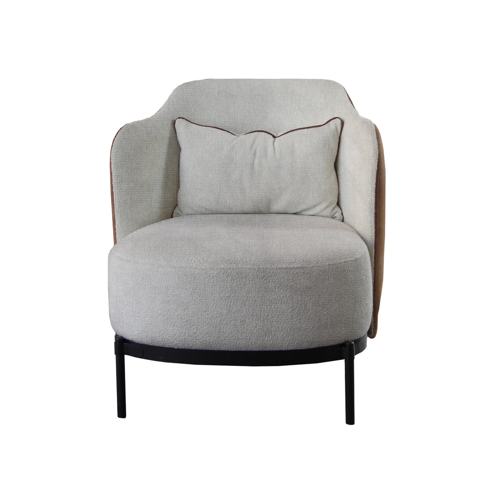 Poltrona Dubai Base Metálica - Tela Premium