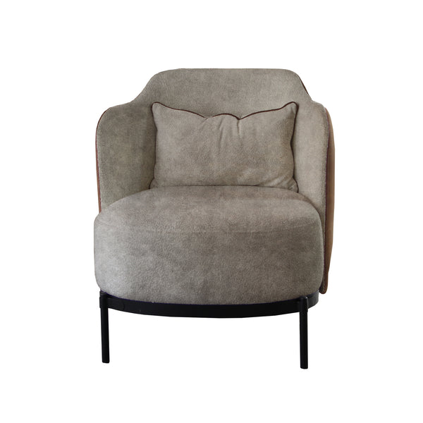 Poltrona Dubai Base Metálica - Tela Premium